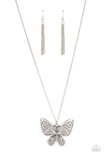 Load image into Gallery viewer, paparazzi-accessories-butterfly-boutique-silver-necklace