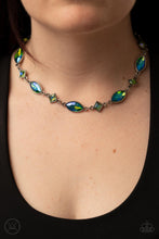 Load image into Gallery viewer, Prismatic Reinforcements - Green Necklace - Paparazzi Jewelry
