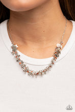 Load image into Gallery viewer, Fearlessly Floral - Orange Necklace - Paparazzi Jewelry