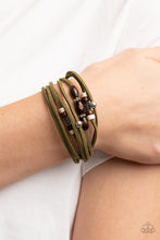 Load image into Gallery viewer, Have a WANDER-ful Day - Green Bracelet - Paparazzi Jewelry
