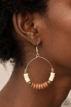Load image into Gallery viewer, Earthy Esteem - Brown Earrings - Paparazzi Jewelry