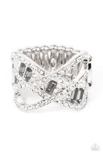 Load image into Gallery viewer, paparazzi-accessories-triple-threat-twinkle-silver-ring