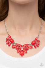 Load image into Gallery viewer, A Passing FAN-cy - Red Necklace - Paparazzi Jewelry