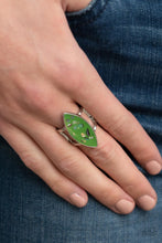 Load image into Gallery viewer, Oceanic Odyssey - Green Ring - Paparazzi Jewelry