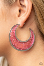Load image into Gallery viewer, Charismatically Curvy - Pink Earrings - Paparazzi Jewelry