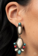 Load image into Gallery viewer, Terrestrial Talisman - Multi Post Earrings - Paparazzi Jewelry