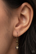 Load image into Gallery viewer, Petitely Prismatic - Brass Necklace - Paparazzi Jewelry