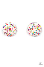 Load image into Gallery viewer, paparazzi-accessories-kaleidoscope-sky-white-post earrings