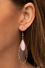 Load image into Gallery viewer, WING-A-Ding-Ding - Pink Earrings - Paparazzi Jewelry