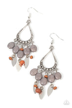 Load image into Gallery viewer, paparazzi-accessories-adobe-air-silver-earrings