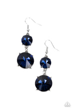 Load image into Gallery viewer, paparazzi-accessories-sizzling-showcase-blue-earrings