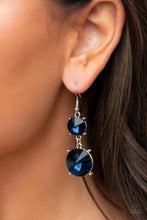 Load image into Gallery viewer, Sizzling Showcase - Blue Earrings - Paparazzi Jewelry
