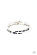 Load image into Gallery viewer, paparazzi-accessories-sideswiping-shimmer-blue-bracelet