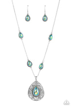 Load image into Gallery viewer, paparazzi-accessories-magical-masquerade-green-necklace