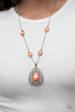 Load image into Gallery viewer, Magical Masquerade - Orange Necklace - Paparazzi Jewelry