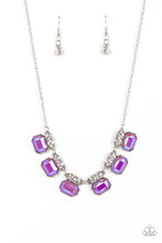 Load image into Gallery viewer, paparazzi-accessories-interstellar-inspiration-purple-necklace