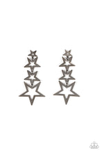 Load image into Gallery viewer, paparazzi-accessories-superstar-crescendo-black-post earrings