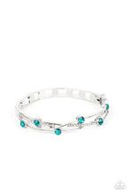 Load image into Gallery viewer, paparazzi-accessories-slammin-sparkle-blue-bracelet