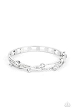 Load image into Gallery viewer, paparazzi-accessories-slammin-sparkle-white-bracelet