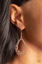 Load image into Gallery viewer, Granada Garland - Rose Gold Earrings - Paparazzi Jewelry