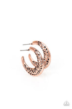 Load image into Gallery viewer, paparazzi-accessories-wanderlust-wilderness-copper-earrings