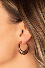 Load image into Gallery viewer, Wanderlust Wilderness - Copper Earrings - Paparazzi Jewelry