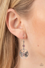 Load image into Gallery viewer, Fabulous Flutter - Pink Earrings - Paparazzi Jewelry