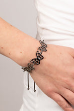 Load image into Gallery viewer, Put a WING on It - Black Bracelet - Paparazzi Jewelry