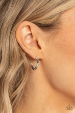 Load image into Gallery viewer, BEVEL Up - Silver Earrings - Paparazzi Jewelry