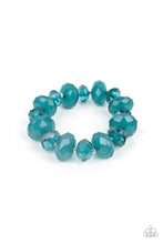 Load image into Gallery viewer, paparazzi-accessories-keep-glowing-forward-blue-bracelet