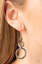 Load image into Gallery viewer, Bauble Bliss - Brown Earrings - Paparazzi Jewelry