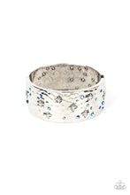 Load image into Gallery viewer, paparazzi-accessories-across-the-constellations-blue-bracelet