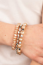 Load image into Gallery viewer, Shoreside Soiree - Brown Bracelet - Paparazzi Jewelry