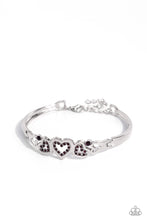 Load image into Gallery viewer, paparazzi-accessories-seriously-smitten-purple-bracelet