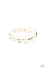 Load image into Gallery viewer, paparazzi-accessories-shoreside-soiree-white-bracelet