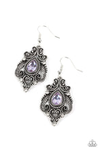 Load image into Gallery viewer, paparazzi-accessories-palace-perfection-purple-earrings
