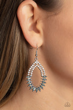 Load image into Gallery viewer, Lucid Luster - Silver Earrings - Paparazzi Jewelry