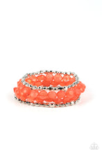 Load image into Gallery viewer, paparazzi-accessories-seaside-siesta-orange-bracelet