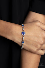 Load image into Gallery viewer, Amor Actually - Blue Bracelet - Paparazzi Jewelry