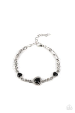 Load image into Gallery viewer, paparazzi-accessories-amor-actually-black-bracelet