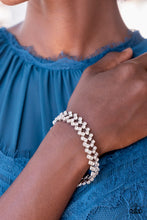 Load image into Gallery viewer, Seize the Sizzle - White Bracelet - Paparazzi Jewelry