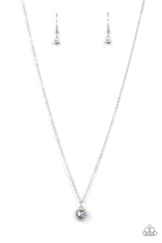 Load image into Gallery viewer, paparazzi-accessories-a-little-lovestruck-purple-necklace
