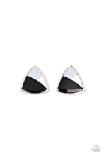 Load image into Gallery viewer, paparazzi-accessories-kaleidoscopic-collision-black-post earrings
