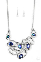 Load image into Gallery viewer, paparazzi-accessories-warp-speed-blue-necklace