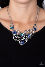 Load image into Gallery viewer, Warp Speed - Blue Necklace - Paparazzi Jewelry