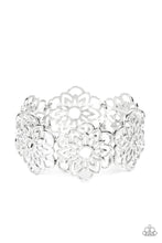 Load image into Gallery viewer, paparazzi-accessories-baroque-bouquet-silver-bracelet