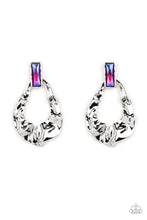 Load image into Gallery viewer, paparazzi-accessories-metro-meltdown-pink-post earrings