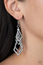 Load image into Gallery viewer, Totally TERRA-ific - Silver Earrings - Paparazzi Jewelry