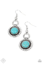Load image into Gallery viewer, paparazzi-accessories-mojave-mogul-blue-earrings