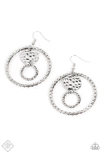 Load image into Gallery viewer, paparazzi-accessories-mojave-metal-art-silver-earrings